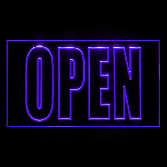 120009 Open Shop Store Salon Cafe Bar Pub Home Decor Open Display illuminated Night Light Neon Sign 16 Color By Remote