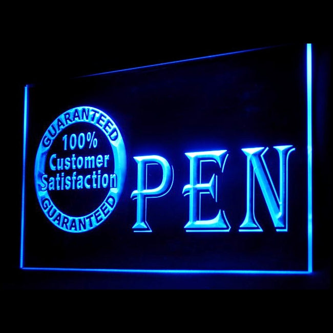 120013 Open Shop Store Salon Cafe Bar Pub Home Decor Open Display illuminated Night Light Neon Sign 16 Color By Remote