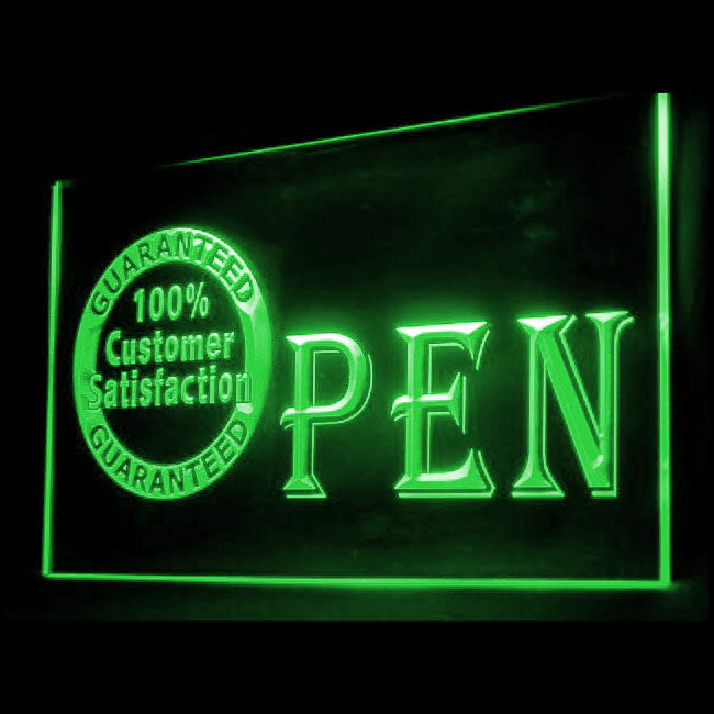 120013 Open Shop Store Salon Cafe Bar Pub Home Decor Open Display illuminated Night Light Neon Sign 16 Color By Remote