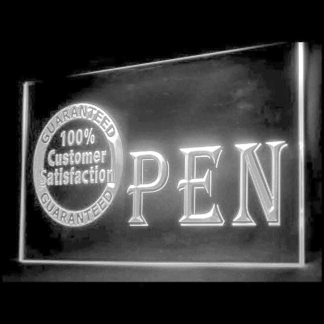 120013 Open Shop Store Salon Cafe Bar Pub Home Decor Open Display illuminated Night Light Neon Sign 16 Color By Remote
