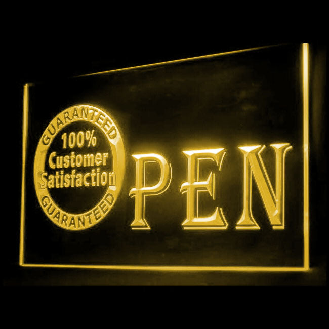 120013 Open Shop Store Salon Cafe Bar Pub Home Decor Open Display illuminated Night Light Neon Sign 16 Color By Remote