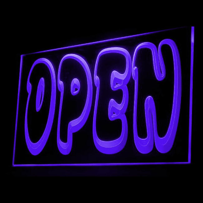 120021 Open Shop Store Salon Cafe Bar Pub Home Decor Open Display illuminated Night Light Neon Sign 16 Color By Remote