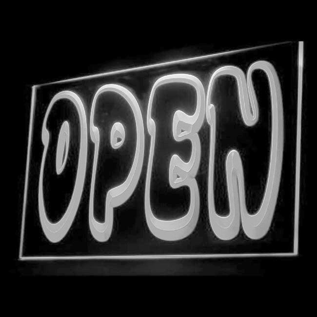 120021 Open Shop Store Salon Cafe Bar Pub Home Decor Open Display illuminated Night Light Neon Sign 16 Color By Remote