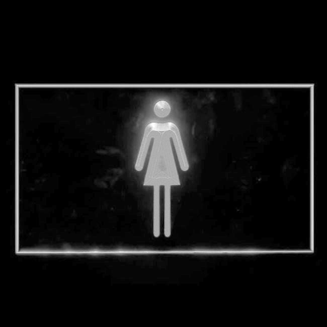120036 Female Woman Toilet Washroom Public Home Decor Open Display illuminated Night Light Neon Sign 16 Color By Remote