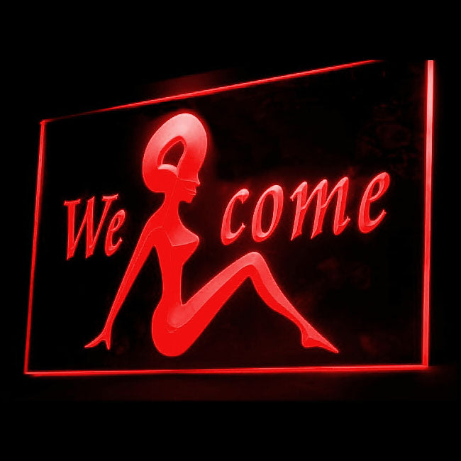120067 Welcome OPEN Adult Shop Store Home Decor Open Display illuminated Night Light Neon Sign 16 Color By Remote
