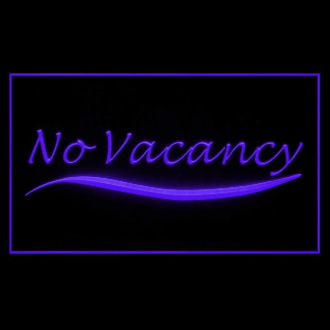 120140 No Vacancy Home Decor Shop Home Decor Open Display illuminated Night Light Neon Sign 16 Color By Remote