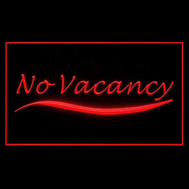 120140 No Vacancy Home Decor Shop Home Decor Open Display illuminated Night Light Neon Sign 16 Color By Remote