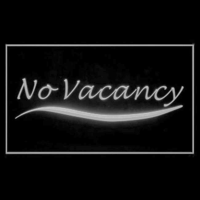 120140 No Vacancy Home Decor Shop Home Decor Open Display illuminated Night Light Neon Sign 16 Color By Remote