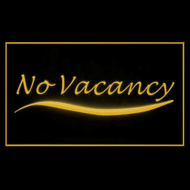 120140 No Vacancy Home Decor Shop Home Decor Open Display illuminated Night Light Neon Sign 16 Color By Remote