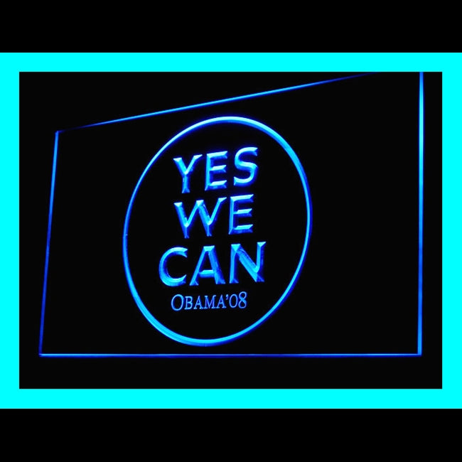 120142 Yes! We Can Home Decor Gym Room Home Decor Open Display illuminated Night Light Neon Sign 16 Color By Remote