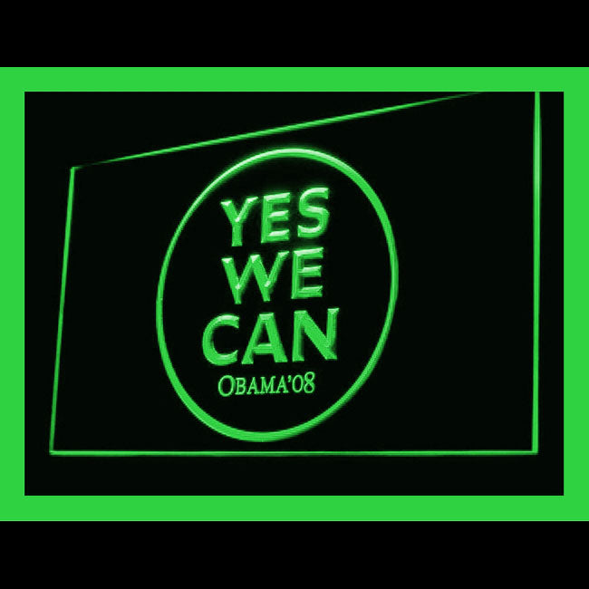 120142 Yes! We Can Home Decor Gym Room Home Decor Open Display illuminated Night Light Neon Sign 16 Color By Remote