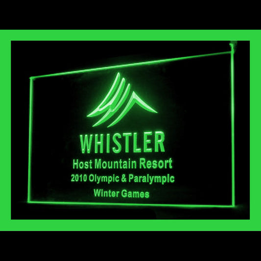 120150 Whistler Olympic Resort Workout Fitness Home Decor Open Display illuminated Night Light Neon Sign 16 Color By Remote