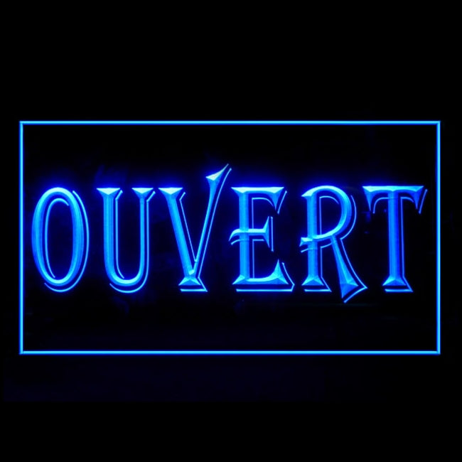 120155 Ouvert French Open Restaurant Shop Cafe Home Decor Open Display illuminated Night Light Neon Sign 16 Color By Remote