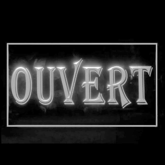 120155 Ouvert French Open Restaurant Shop Cafe Home Decor Open Display illuminated Night Light Neon Sign 16 Color By Remote
