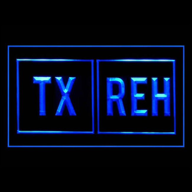 120185 Tx Reh Studio Room Home Decor Open Display illuminated Night Light Neon Sign 16 Color By Remote