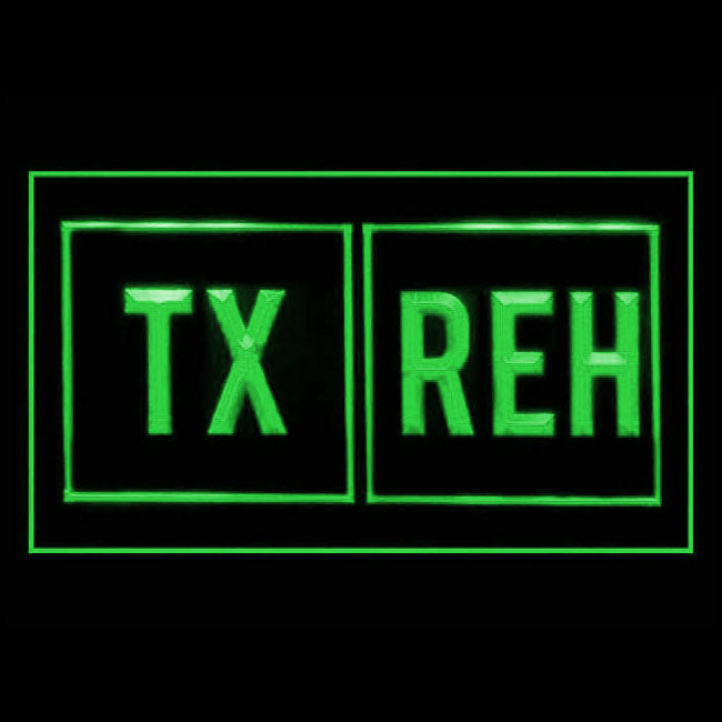 120185 Tx Reh Studio Room Home Decor Open Display illuminated Night Light Neon Sign 16 Color By Remote