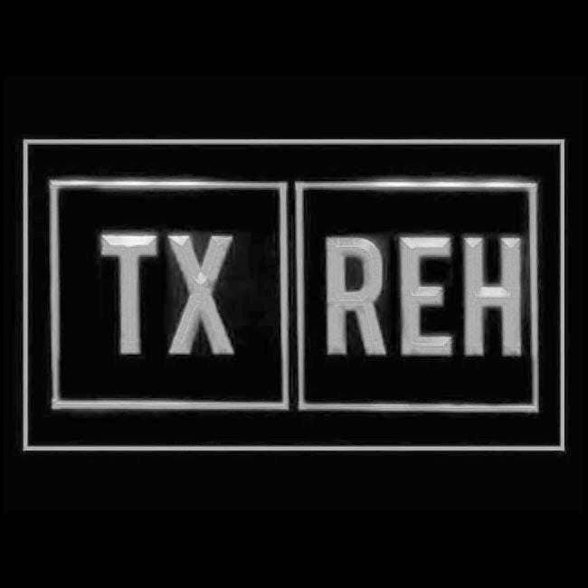 120185 Tx Reh Studio Room Home Decor Open Display illuminated Night Light Neon Sign 16 Color By Remote