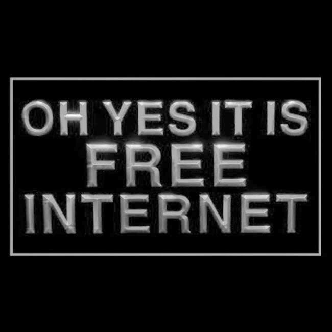 120189 It is Free Internet Cafe Store Home Decor Open Display illuminated Night Light Neon Sign 16 Color By Remote