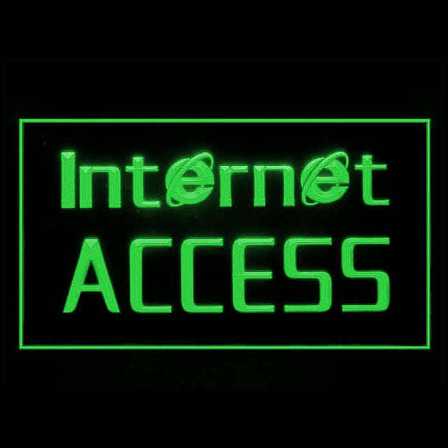 130006 OPEN Internet Access Bar Home Decor Open Display illuminated Night Light Neon Sign 16 Color By Remote