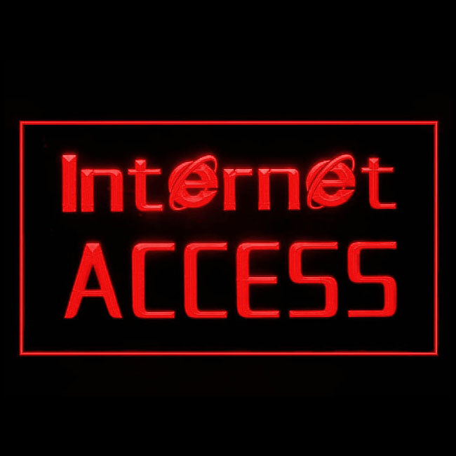 130006 OPEN Internet Access Bar Home Decor Open Display illuminated Night Light Neon Sign 16 Color By Remote