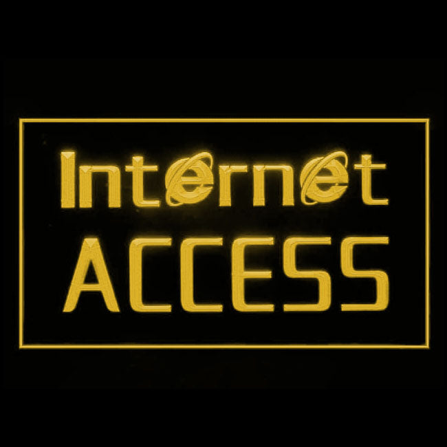130006 OPEN Internet Access Bar Home Decor Open Display illuminated Night Light Neon Sign 16 Color By Remote
