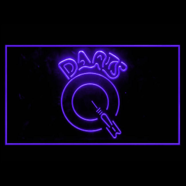 130019 Darts Bar Pub Club Games Room Home Decor Open Display illuminated Night Light Neon Sign 16 Color By Remote