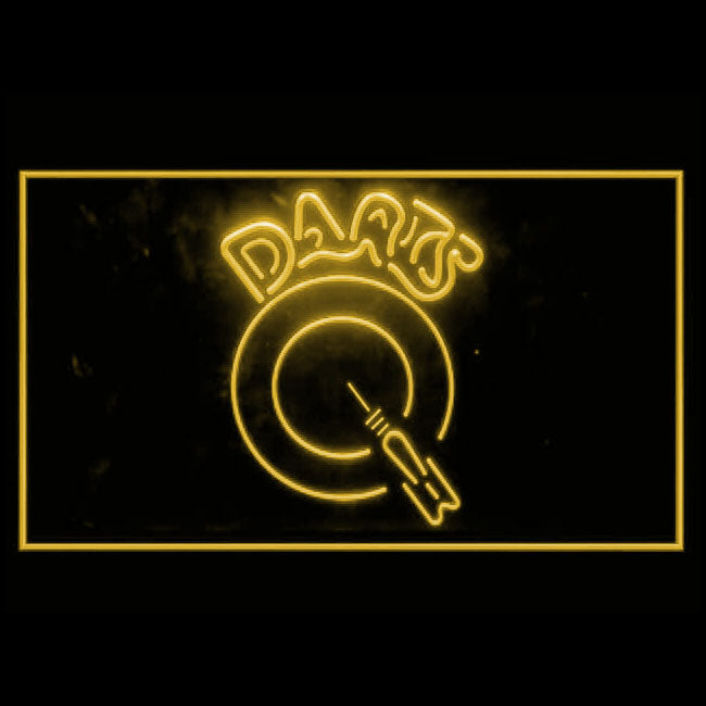 130019 Darts Bar Pub Club Games Room Home Decor Open Display illuminated Night Light Neon Sign 16 Color By Remote