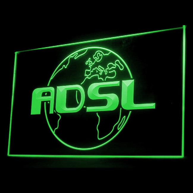 130032 ADSL Internet Shop Cafe Home Decor Open Display illuminated Night Light Neon Sign 16 Color By Remote