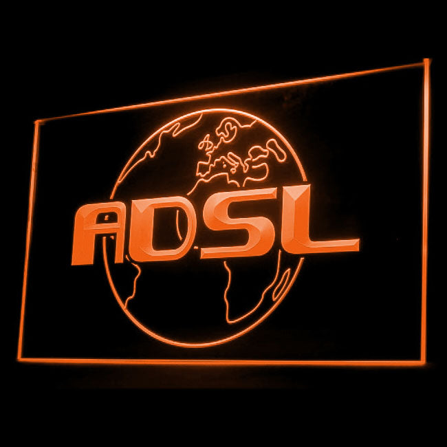130032 ADSL Internet Shop Cafe Home Decor Open Display illuminated Night Light Neon Sign 16 Color By Remote