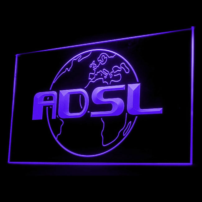 130032 ADSL Internet Shop Cafe Home Decor Open Display illuminated Night Light Neon Sign 16 Color By Remote