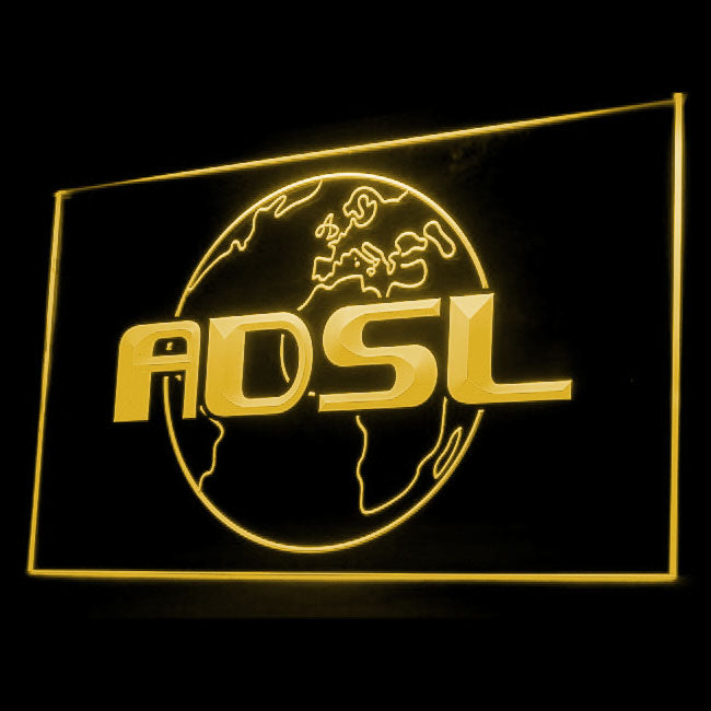 130032 ADSL Internet Shop Cafe Home Decor Open Display illuminated Night Light Neon Sign 16 Color By Remote