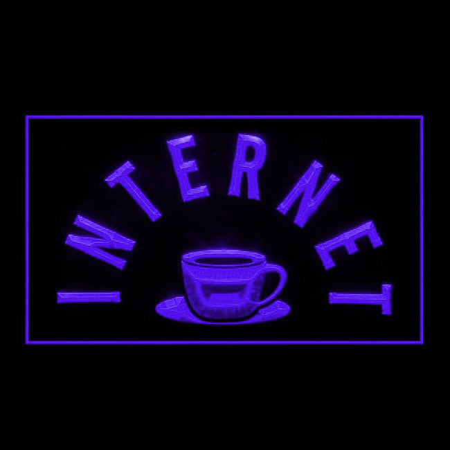 130049 OPEN Internet Access Bar Home Decor Open Display illuminated Night Light Neon Sign 16 Color By Remote