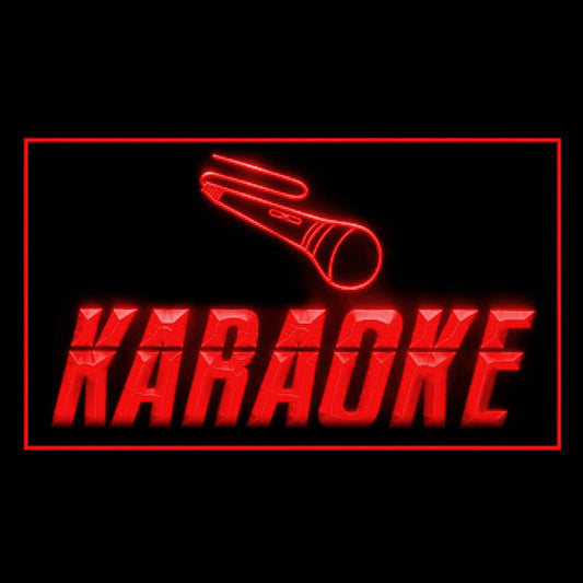 140004 Karaoke Party Room Bar Pub Home Decor Open Display illuminated Night Light Neon Sign 16 Color By Remote