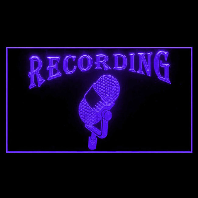 140006 Recording On The Air Radio Studio Home Decor Open Display illuminated Night Light Neon Sign 16 Color By Remote