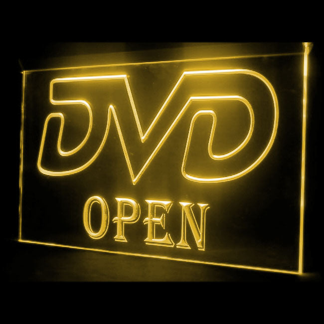 140007 DVD Open Disc Shop Video Movie CD Store Home Decor Open Display illuminated Night Light Neon Sign 16 Color By Remote