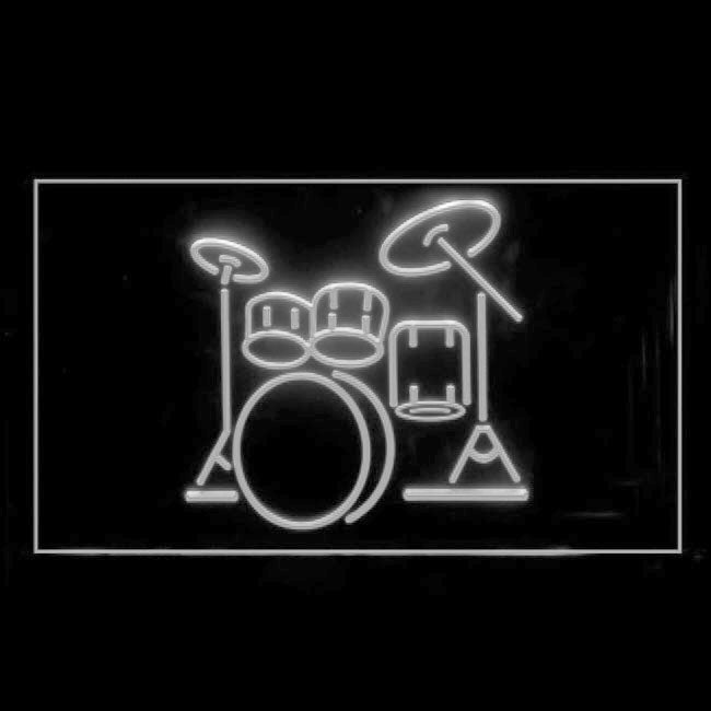 140008 Drum Music Band Room Shop Store Open Home Decor Open Display illuminated Night Light Neon Sign 16 Color By Remote