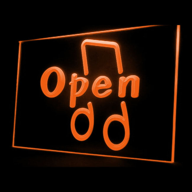 140021 OPEN Music Lesson Room Shop Open Home Decor Open Display illuminated Night Light Neon Sign 16 Color By Remote