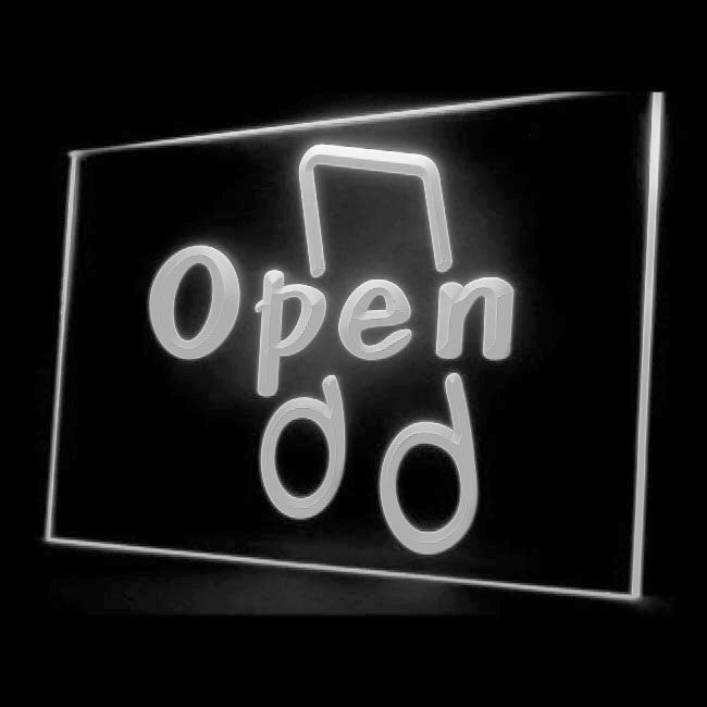 140021 OPEN Music Lesson Room Shop Open Home Decor Open Display illuminated Night Light Neon Sign 16 Color By Remote