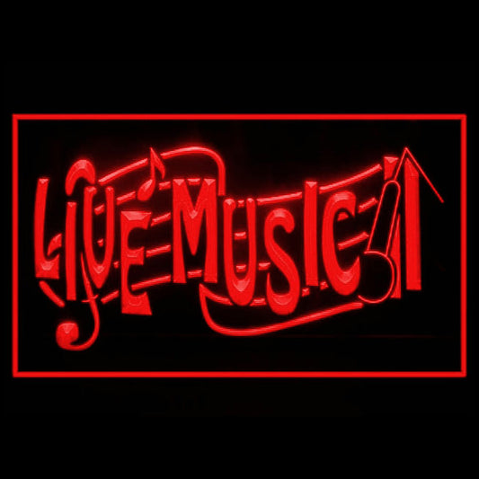 140024 Live Music Lounge Club Shop Store Open Home Decor Open Display illuminated Night Light Neon Sign 16 Color By Remote