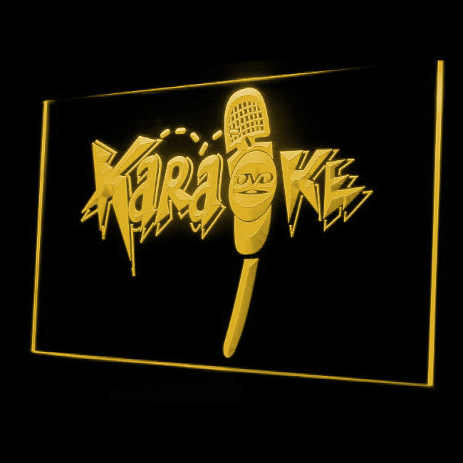 140026 Karaoke Lounge Bar Pub Home Decor Open Display illuminated Night Light Neon Sign 16 Color By Remote