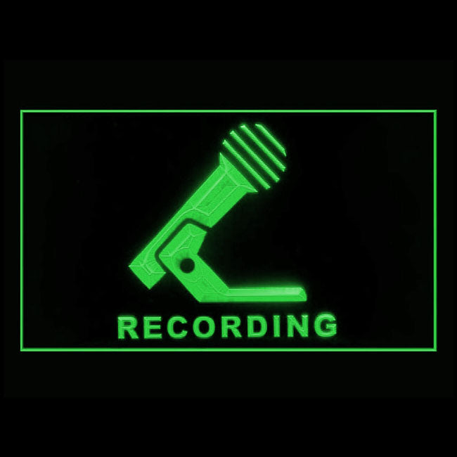 140033 Recording On The Air Radio Studio Home Decor Open Display illuminated Night Light Neon Sign 16 Color By Remote
