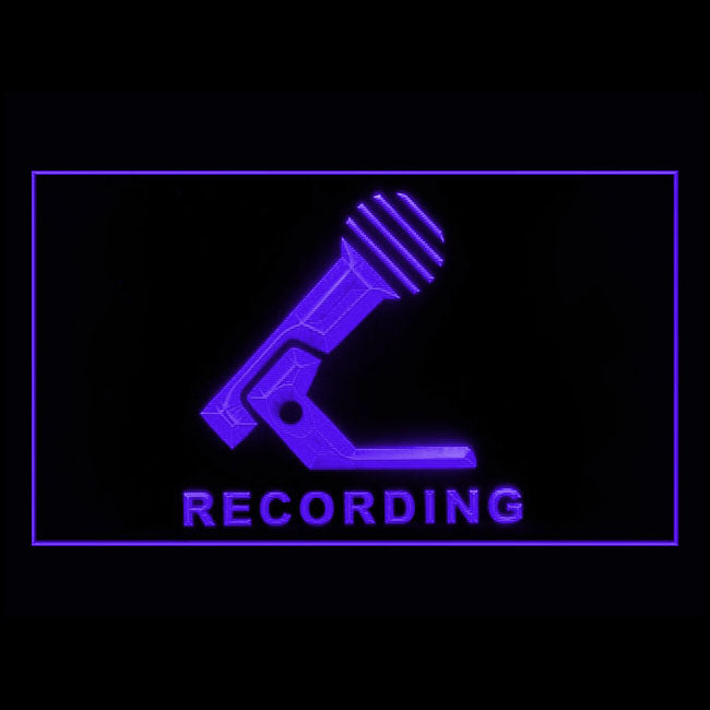 140033 Recording On The Air Radio Studio Home Decor Open Display illuminated Night Light Neon Sign 16 Color By Remote
