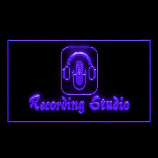 140035 Recording Studio On Air Live Home Decor Open Display illuminated Night Light Neon Sign 16 Color By Remote