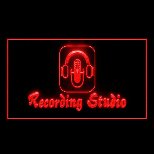 140035 Recording Studio On Air Live Home Decor Open Display illuminated Night Light Neon Sign 16 Color By Remote