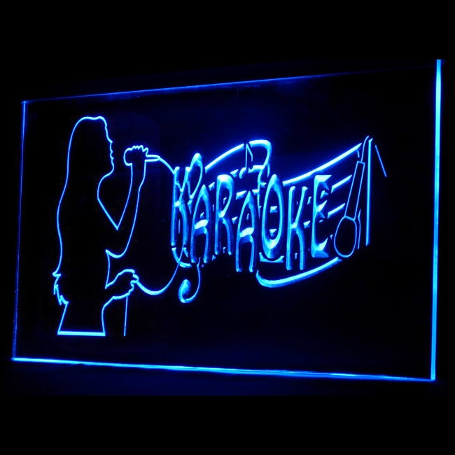 140039 Karaoke Lounge Bar Pub Home Decor Open Display illuminated Night Light Neon Sign 16 Color By Remote