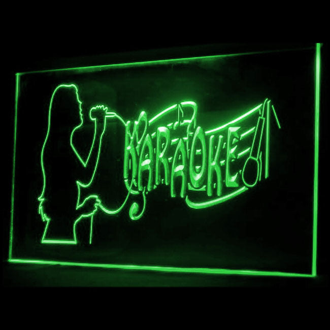 140039 Karaoke Lounge Bar Pub Home Decor Open Display illuminated Night Light Neon Sign 16 Color By Remote