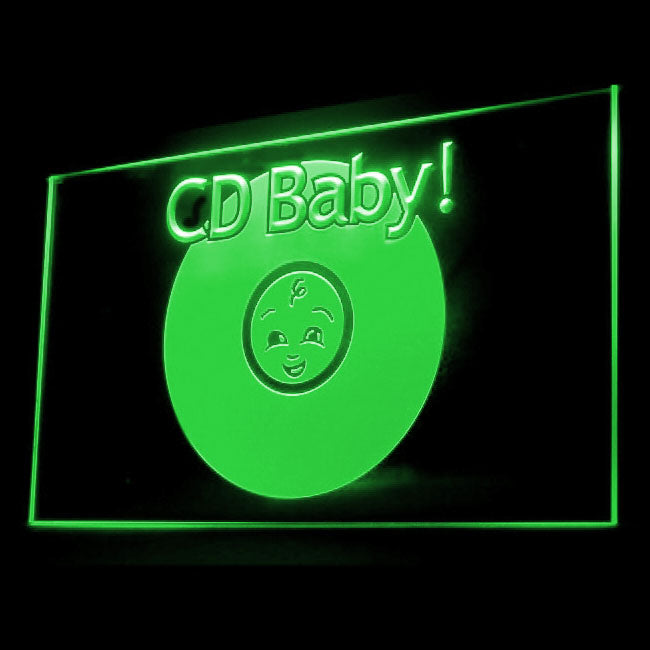 140042 CD Baby Music Lession Home Decor Open Display illuminated Night Light Neon Sign 16 Color By Remote