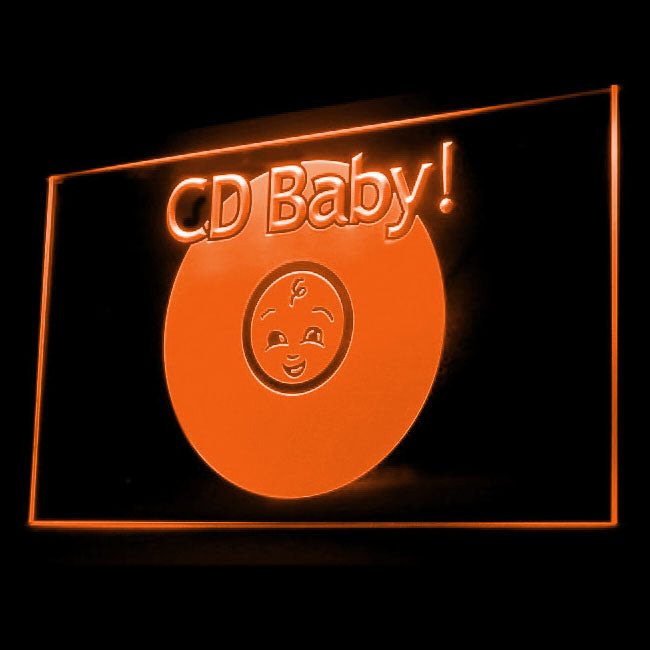 140042 CD Baby Music Lession Home Decor Open Display illuminated Night Light Neon Sign 16 Color By Remote