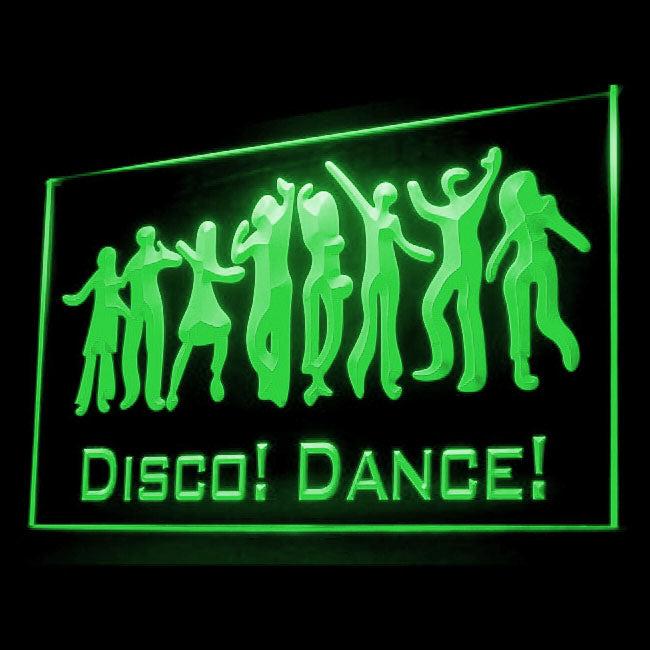 140052 Disco Dance DJ Club Home Decor Open Display illuminated Night Light Neon Sign 16 Color By Remote