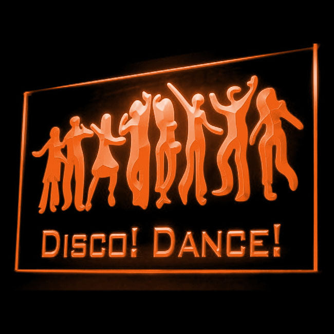140052 Disco Dance DJ Club Home Decor Open Display illuminated Night Light Neon Sign 16 Color By Remote
